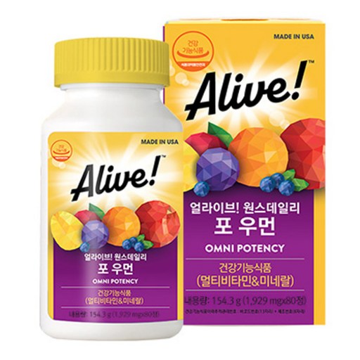 얼라이브 원스데일리 포 우먼 멀티비타민
