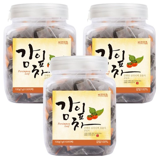 바른약초 감잎차 삼각티백