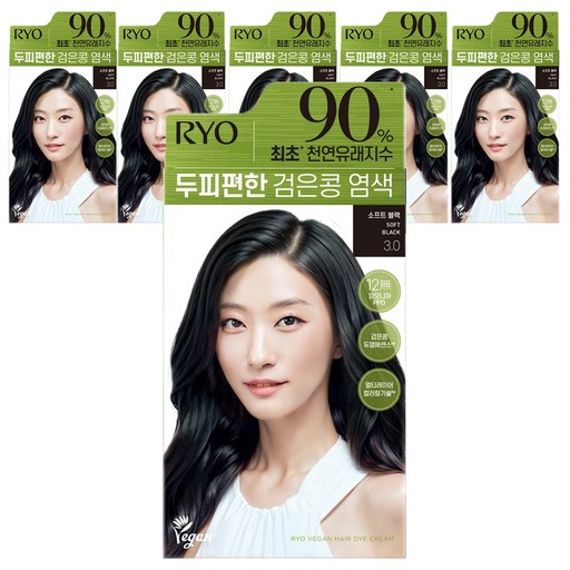 려 두피편한 검은콩 염색제 120g