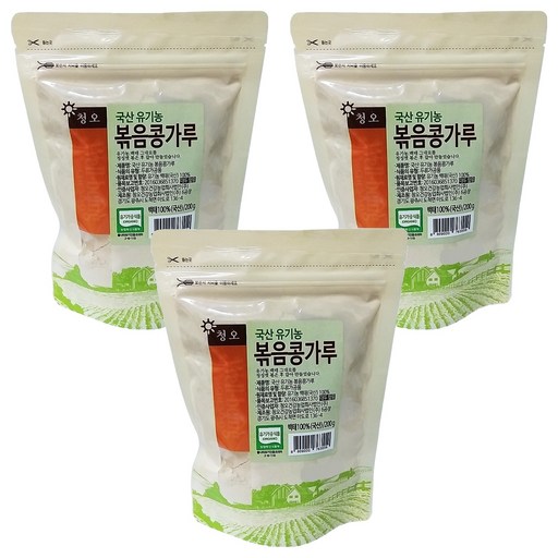 청오건강 국산 볶음 콩가루