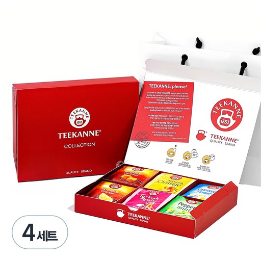 티칸 티 컬렉션 6종 선물세트 30p + 쇼핑백