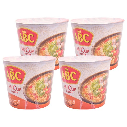 ABC 미 인스턴트 컵 라사 바소 사삐 60g