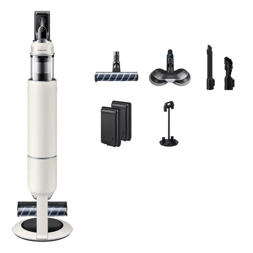 삼성전자 BESPOKE 제트 AI Lite 무선 청소기 280W 물걸레 브러시 패키지 VS28D952DCB 고객직접설치, 산토리니 베이지