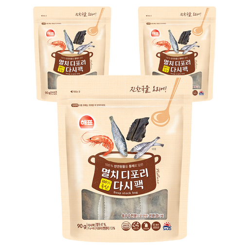 해표 멸치디포리 다시팩
