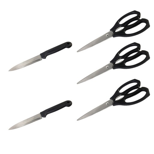 코코렉스 그립과도 2p + 주방가위 블랙 3p