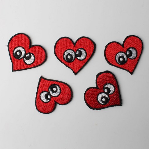패션포인트 미니 자수 와펜 41 x 38 mm