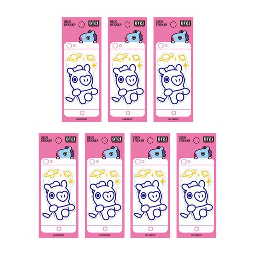 라인프렌즈 BT21 데코 스티커 모바일