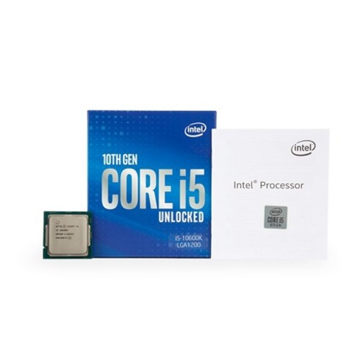 인텔 코어 코멧레이크 S CPU 10세대 i5-10600K, 단일상품