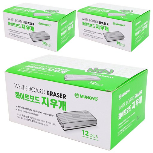 문교 화이트보드지우개 NEW EA-04 12p x 3세트