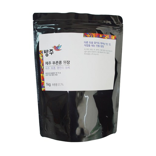 방주 제주푸른콩 된장 봉지