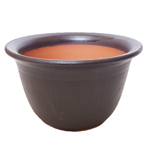 나라아트 들꽃무늬 옹기 콩나물재배기 1호