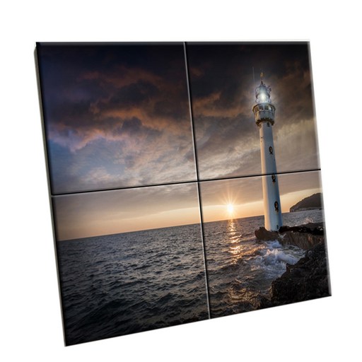 유디피 타일 액자 C형 150 x 150mm 4p