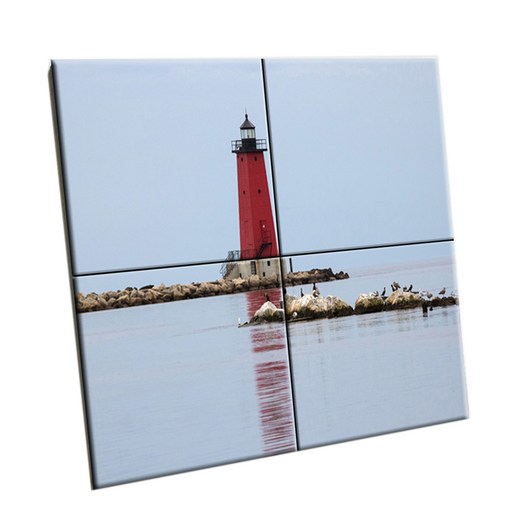 유디피 타일 액자 C형 150 x 150mm 4p