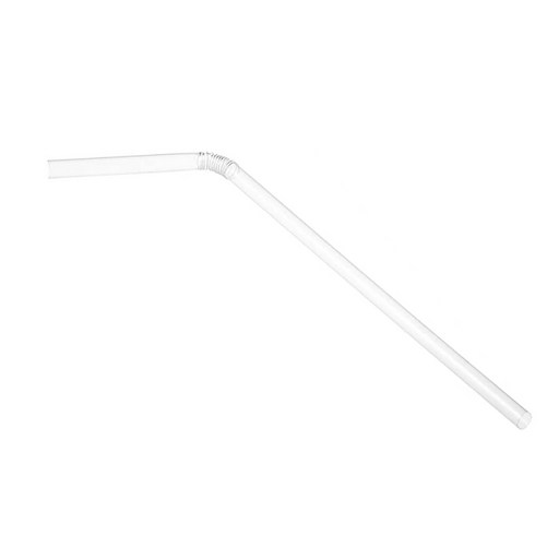 스완 일회용 빨대 자바라 투명 7 x 250 mm