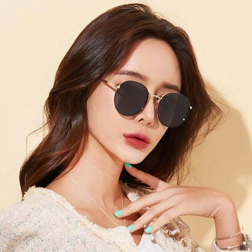 멜라크메 메탈 동글이 편광 선글라스
