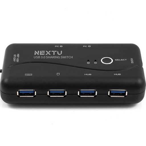 넥스트유 USB3.0 2:4 수동선택기
