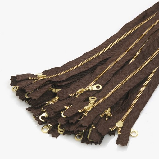 YKK 금색 메탈지퍼 3호 20cm