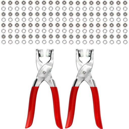 미스터마켓 똑딱이 단추 펀칭기 + 단추 4종 x 100p 세트