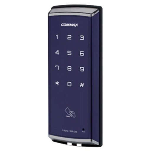COMMAX 디지털 보조키 손잡이 없음 도어락 CDL-310S