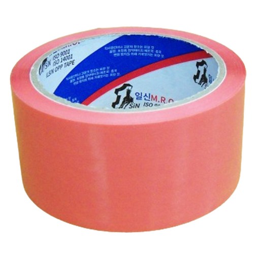 일신엠알오 칼라 박스테이프 중포장 분홍 48mm x 40m 50p