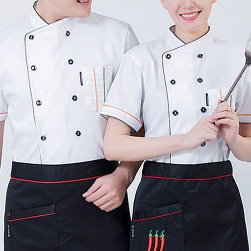 언헤브 클래식 케이터링 주방 작업복 반소매