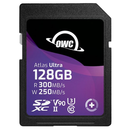 OWC SDXC UHS-II 300MB/s Atlas Ultra SD V90 SD 고성능 메모리카드 OWCSDV90U0128