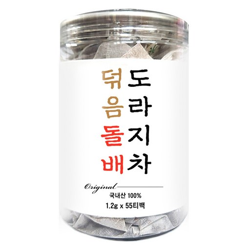 산해랑 덖음 돌배 도라지차