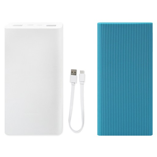 샤오미 7세대 22.5W 대용량 초고속 충전 C타입 휴대용 보조배터리 20000mAh + 스토리링크 + 케이스 세트