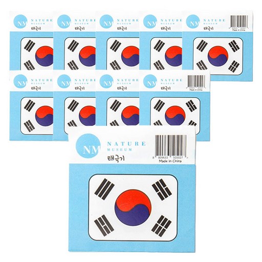 민화샵 호국보훈 팬시우드 태극기 만들기 세트 KDPWD0280