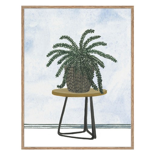 아트마트 식물 화분 그림 알루미늄 액자 Mes Plants II 멜리사 왕
