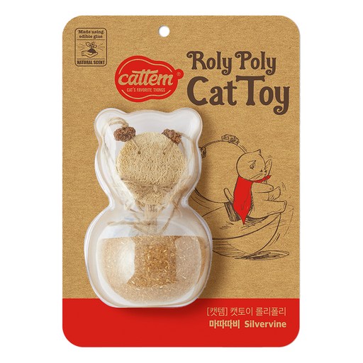 캣템 고양이 롤리폴리 장난감 6 x 11 cm