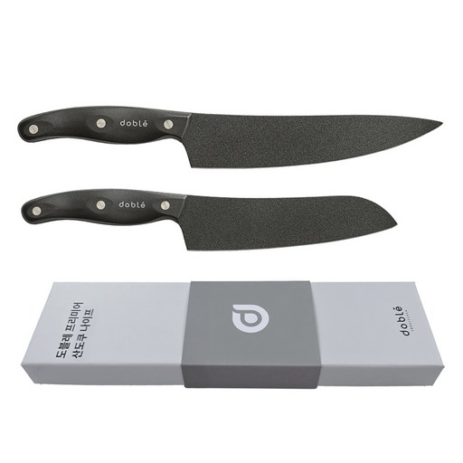 도블레 프리미어 다중열처리 산도쿠 + 셰프나이프 세트
