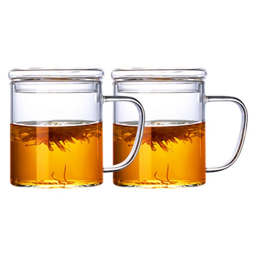인블룸 티망 내열유리컵 머그컵 찻잔 450ml