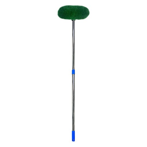 월드크린 잔디차솔 수세미 2단 스텐 봉걸레 28 147cm