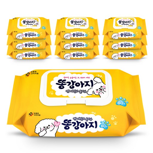 자연처럼 강아지 똥강아지 물티슈