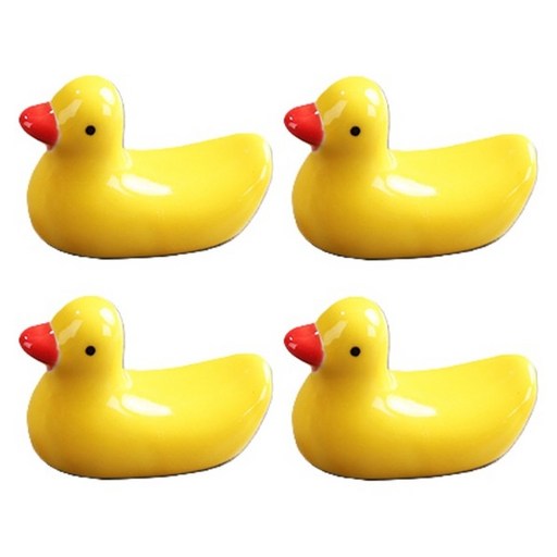 귀여운 오리 세라믹 젓가락 받침대