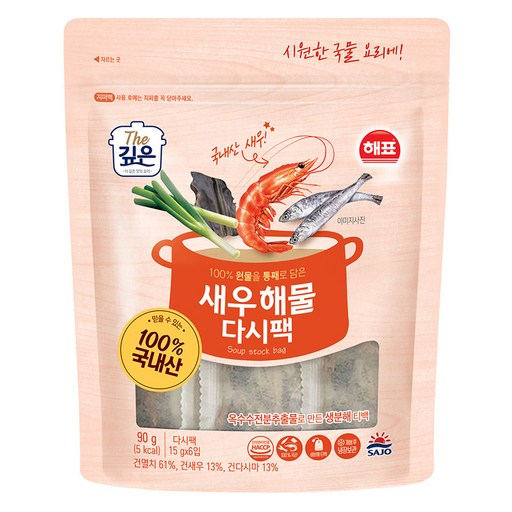 해표 새우해물 다시팩
