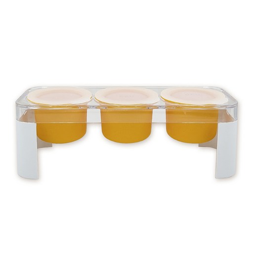 디자인앤쿠 캡슐형 이유식큐브 미니멀캡슐 35ml 3p + 트레이 세트