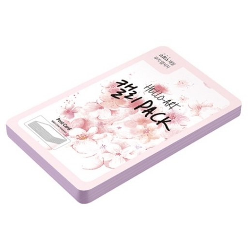 종이문화 헬로우 아트 캘리팩 두꺼운 스므스 엽서 200g 21 퍼플