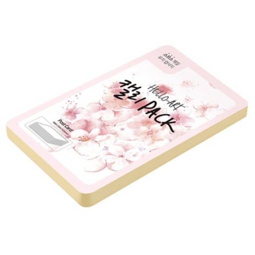 종이문화 헬로우 아트 캘리팩 두꺼운 스므스 엽서 200g 03 베이지