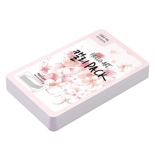 종이문화 헬로우아트캘리팩 두꺼운 스므스 엽서 200g 20 라일락