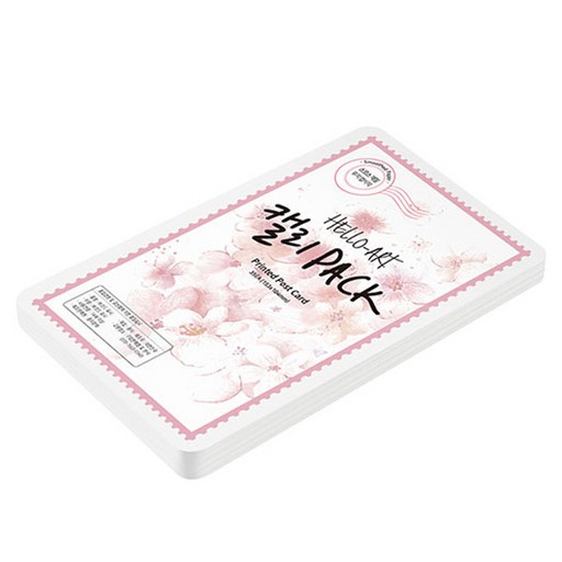 종이문화 헬로우아트 캘리팩 두꺼운 스므스 프린티드 엽서 No 04 200g 153 x 104 mm