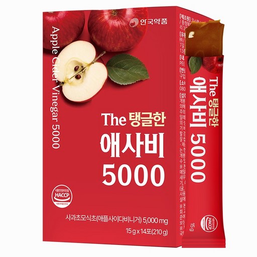 안국약품 The 탱글한 애사비 5000 15g x 14p