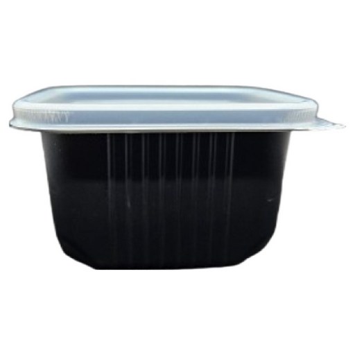 스완 사각 소스용기 검정색 대 75 x 40 mm