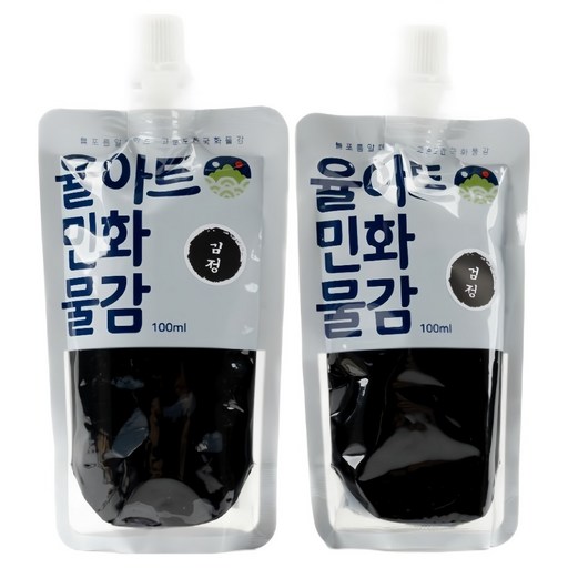 율아트 민화 물감 분채 한국화 검정 150g