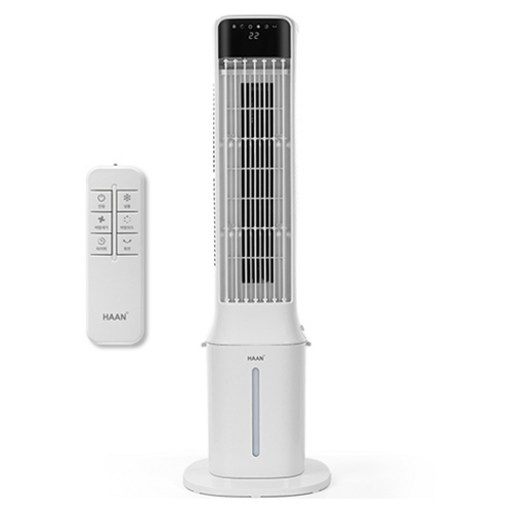 한경희생활과학 리모컨형 물통분리 간편세척 타워팬 9L 냉풍기, HAAN-L1000