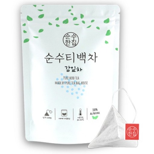 순수한집 감잎차 티백