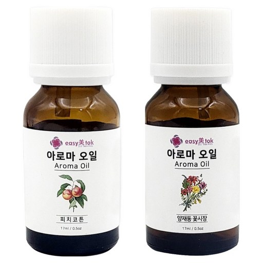 이지미톡 아로마 오일 방향제 원액 2종 x 17ml 세트