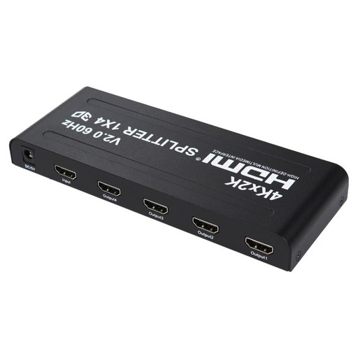 컴스 HDMI 분배기 1-4 4K 60Hz UHD