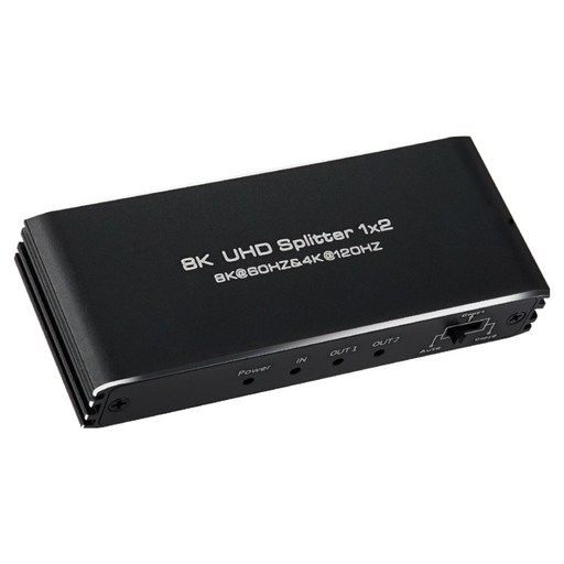 컴스마트 2.1 1-2 8K 60Hz 4K 120Hz EDID 수동스위치 HDMI 분배기 OU081